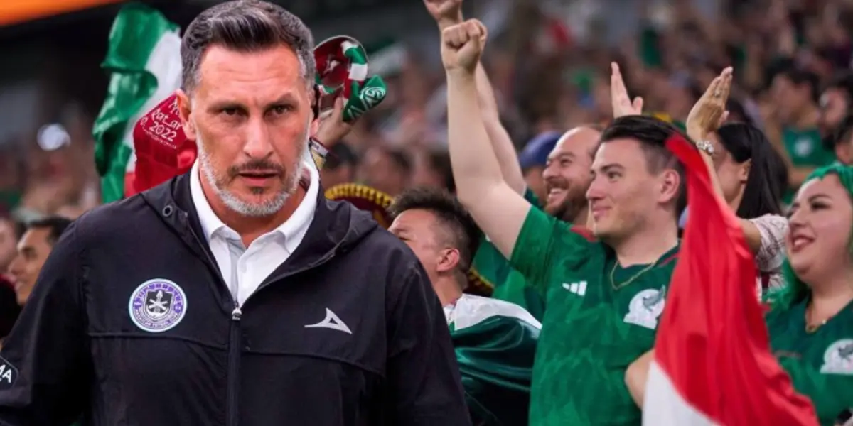 Chaco Giménez con la afición de México/La Máquina Celeste