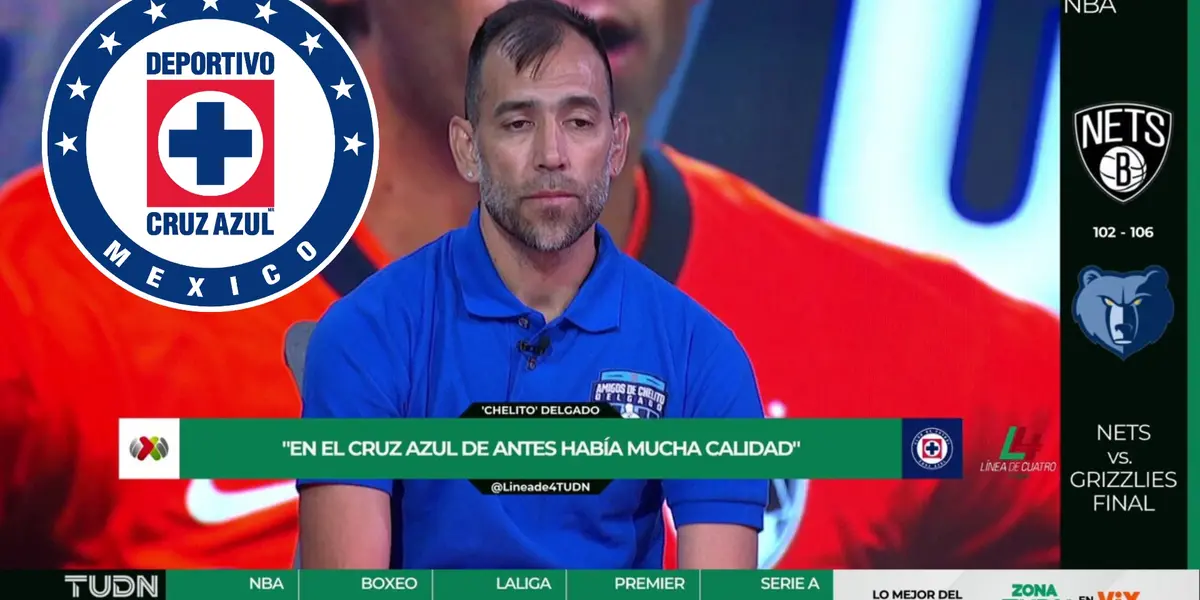 Chelito Delgado confiesa que el Cruz Azul de su época jugaba mejor