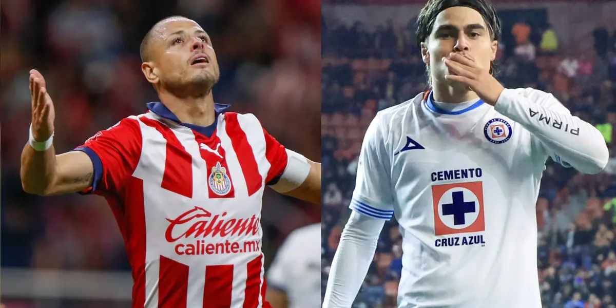 Chicharito vs Luka Romero - Foto: Mexsport/X (@CruzAzul)