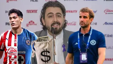 Chiquete con Chiva su Cruz Azul y amaury con Alonso/FOTO: Mexsport Y 365 Scores