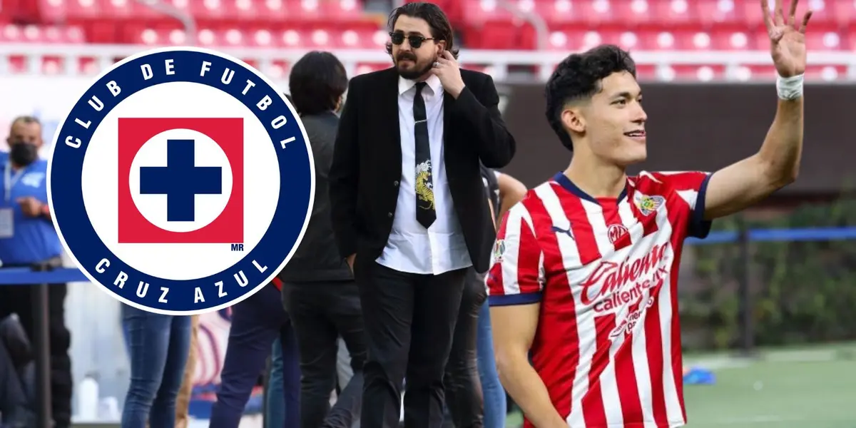 Chiquete con Chivas y Amaury/FOTO: MVS