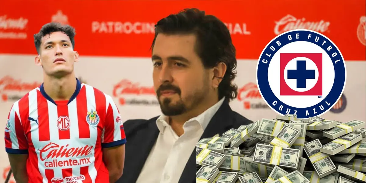 Chiquete con Chivas y Cruz Azul y Amaury/FOTO: Mexsport