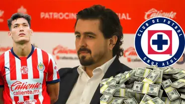 Chiquete con Chivas y Cruz Azul y Amaury/FOTO: Mexsport