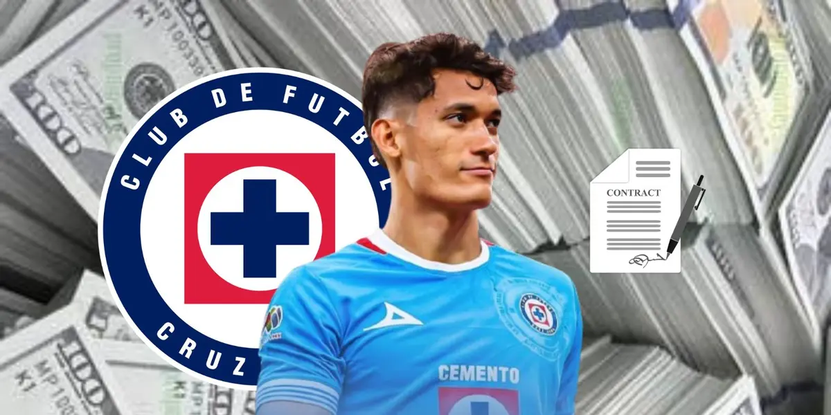 Chiquete con Cruz Azul/FOTO: X Merlo