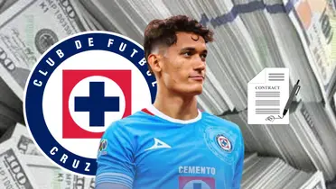 Chiquete con Cruz Azul/FOTO: X Merlo