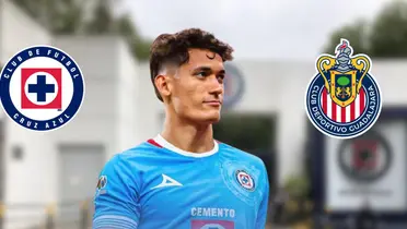 Chiquete con Cruz Azul y Chivas/FOTO: x Julio Rodríguez