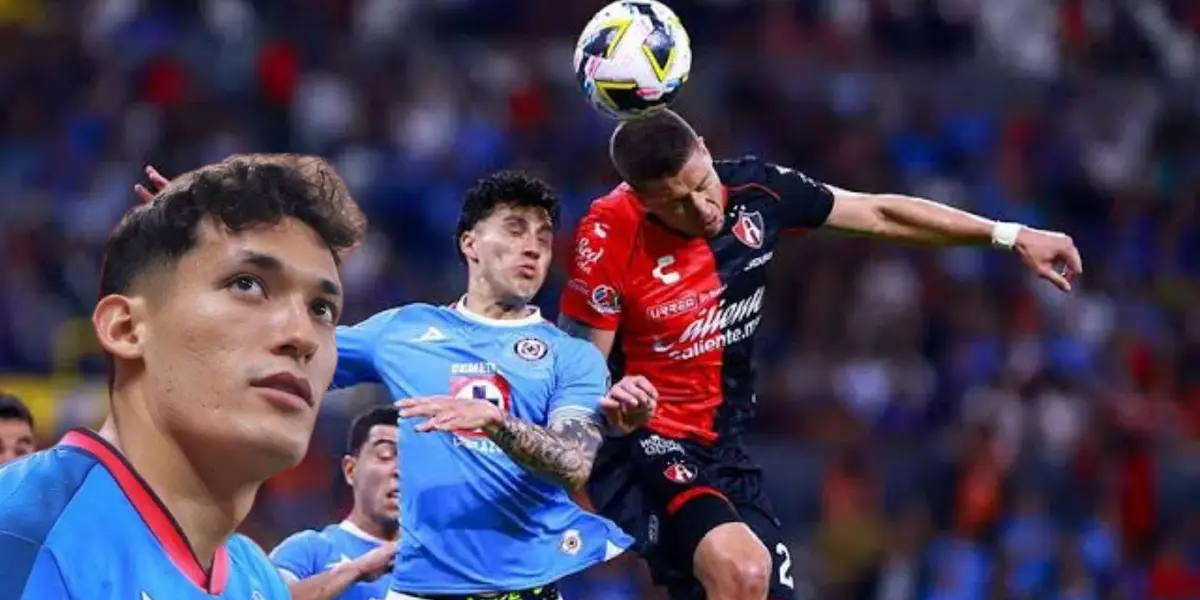 Chiquete en el Cruz Azul vs Atlas/FOTO: Mexsport