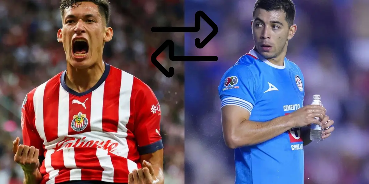 Chivas buscó a un jugador celeste pero no el que le ofrecieron / Fotos: X