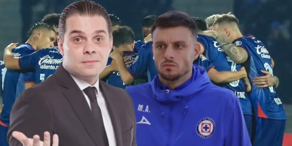 Christian Martinoli, Anselmi y el Cruz Azul de fondo