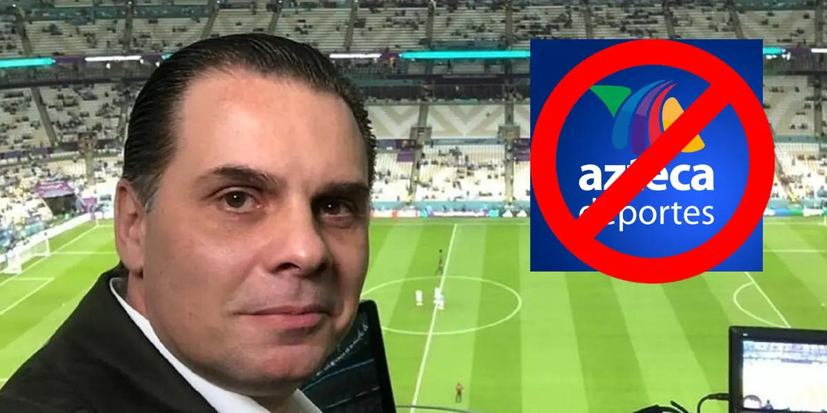 Christian Martinoli en plena transmisión - Foto: Captura de pantalla