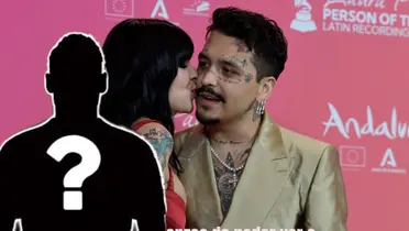 Christian Nodal y Cazzu en una gala, jugador oculto/La Máquina Celeste