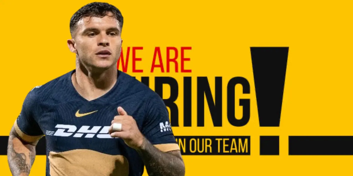 Christian Tabó en la portada, de fondo estamos contratando/La Máquina Celeste