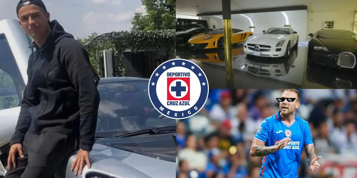 Cristiano Ronaldo en su coche (Fuente: ESPECIAL)