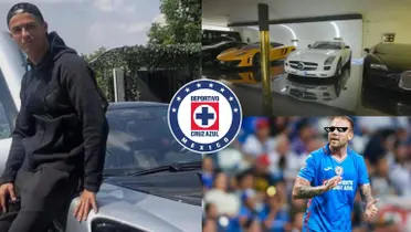 Cristiano Ronaldo en su coche (Fuente: ESPECIAL)