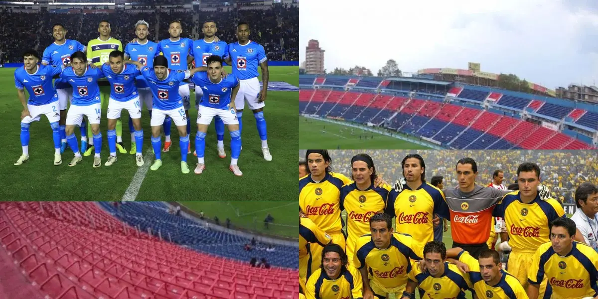 Cruz Azul 2024 y América 2002/FOTO: Soy Águila