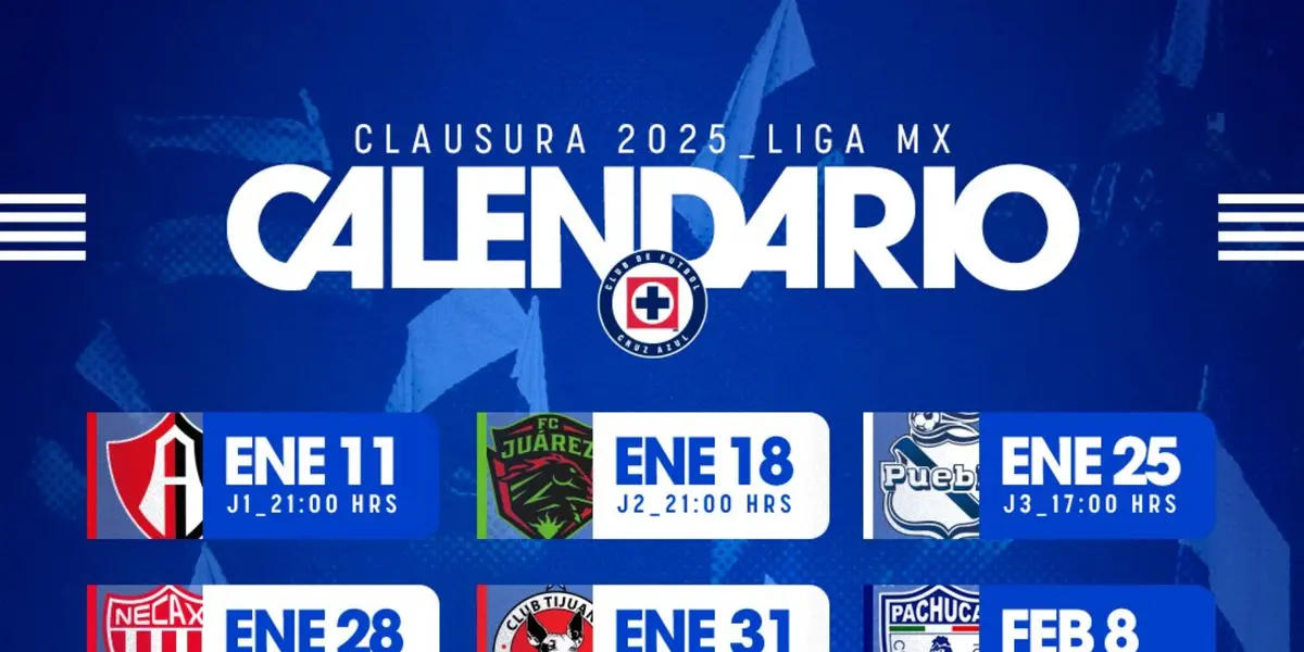 Cruz Azul buscará repetir la hazaña del Apertura 24 / @CruzAzul