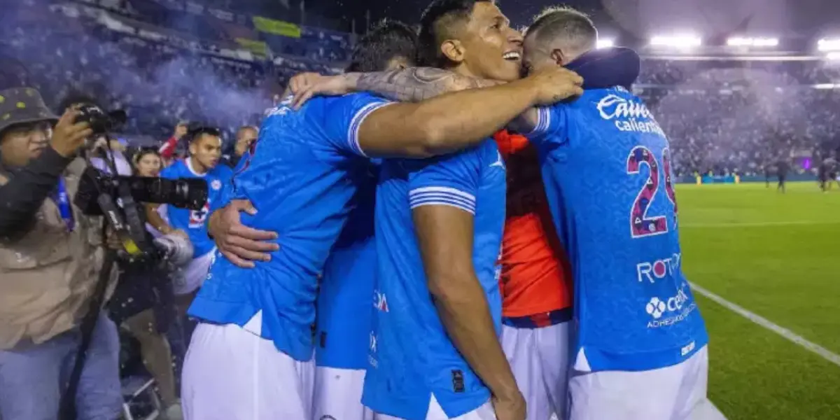 Cruz Azul celebra un gol - Foto: X