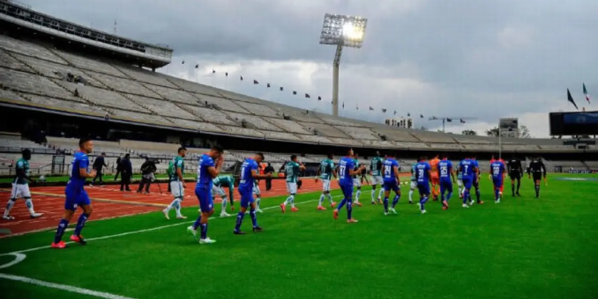 Cruz Azul en el Olímpico Universitario - Foto: Captura de pantalla