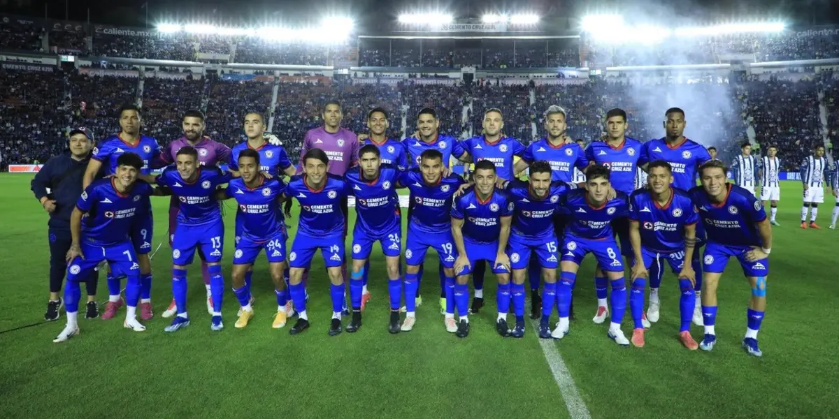 Cruz Azul en formación/FOTO Marca.com