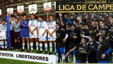Cruz Azul en Libertadores y Concachampions.