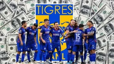 Cruz Azul, fondo de dólares, además, del escudo de Tigres/La Máquina Celeste
