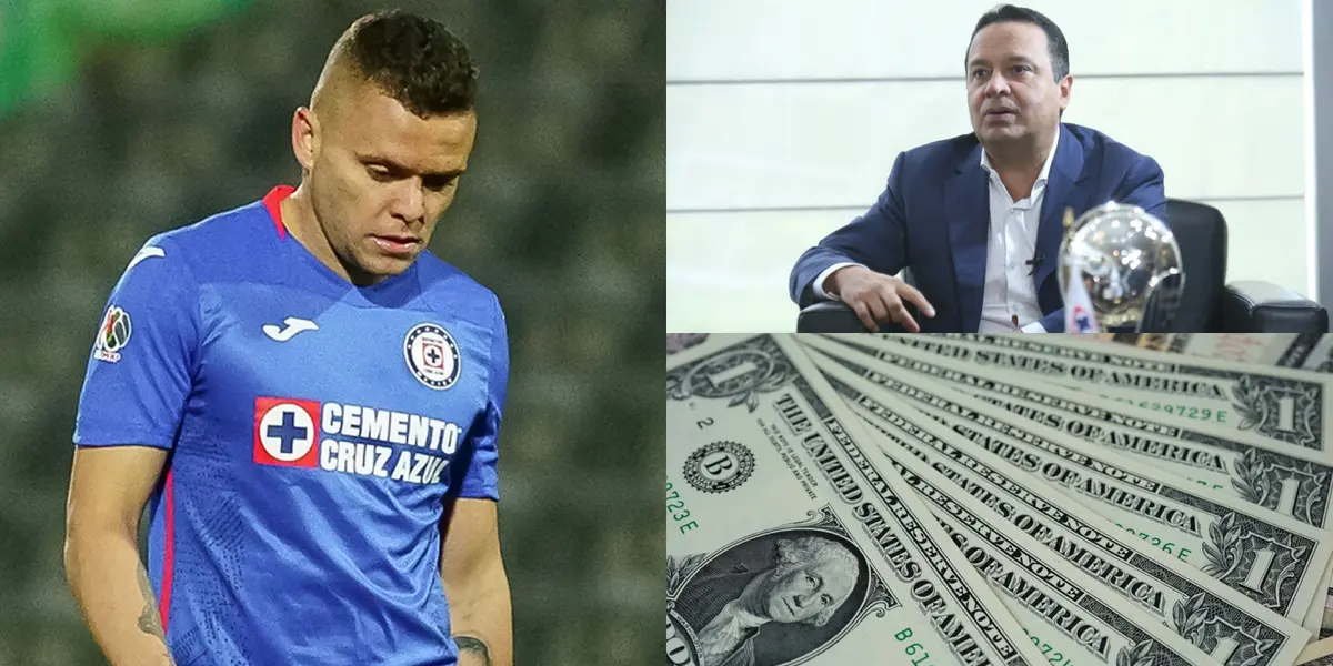 Cruz Azul no le quiso subir el sueldo a Cabecita Rodríguez pero ahora quieren soltar millones por un jugador