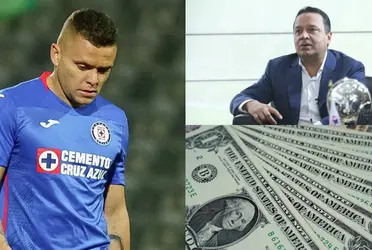 Cruz Azul no le quiso subir el sueldo a Cabecita Rodríguez pero ahora quieren soltar millones por un jugador