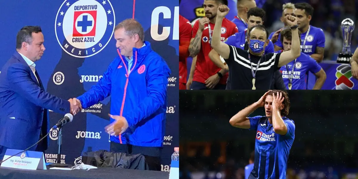 Cruz Azul presentó a su técnico pero dijó que no está para ser campeón