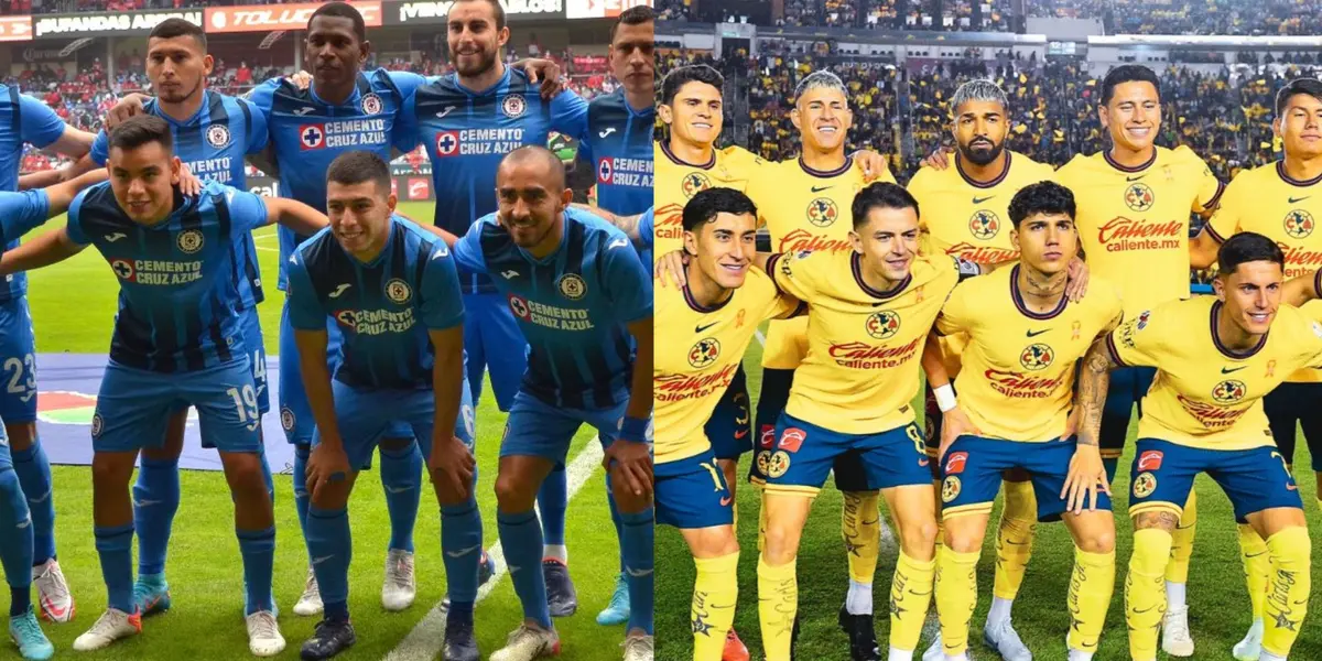 Cruz Azul vs América.