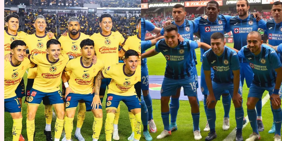 Cruz Azul vs América.