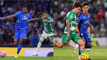 Cruz Azul vs León y Santos Laguna.