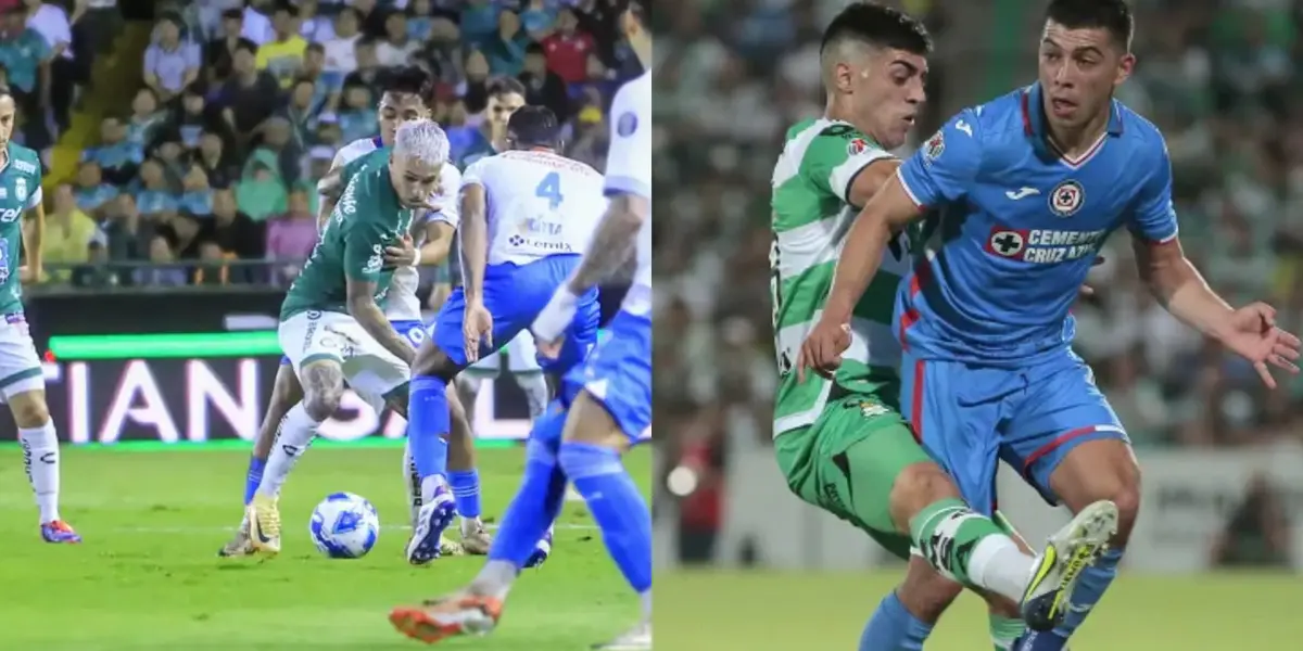 Cruz Azul vs León y Santos Laguna.