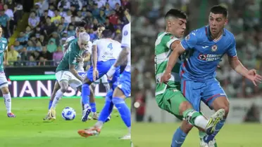 Cruz Azul vs León y Santos Laguna.