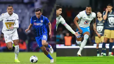 Cruz Azul vs Pumas UNAM.