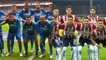 Cruz Azul y Chivas.