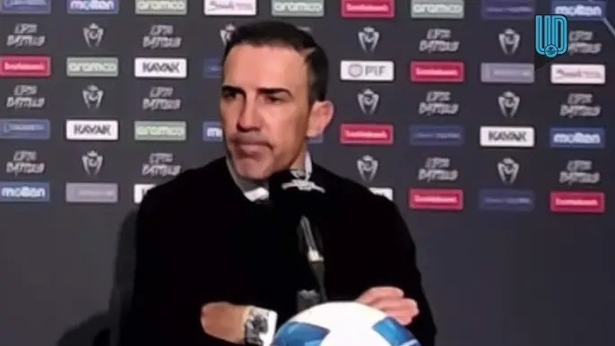 Vicente Sánchez en conferencia de Champions Cup - Foto: YouTube