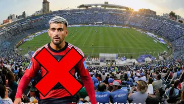 De Arrascaeta en el Estadio Azul, tachado/La. Máquina Celeste