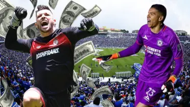 De ganar 18M en Toluca, el salario de Volpi en Cruz Azul, por si Kevin Mier se va