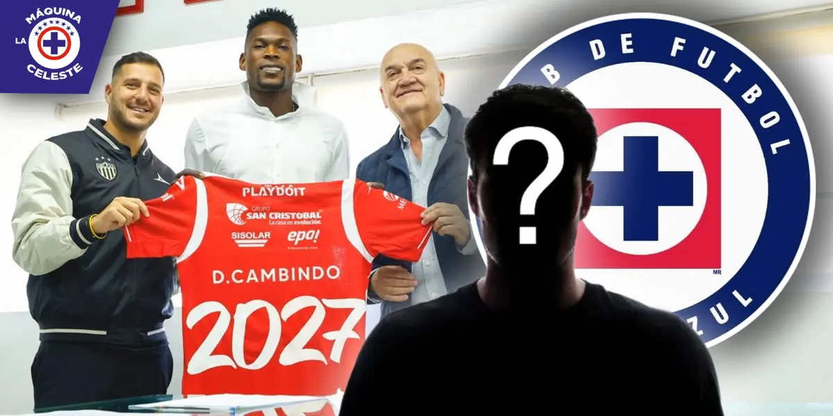 Diber Cambindo durante su renovación con Necaxa (Fuente: Club Necaxa)