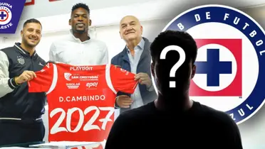 Diber Cambindo durante su renovación con Necaxa (Fuente: Club Necaxa)