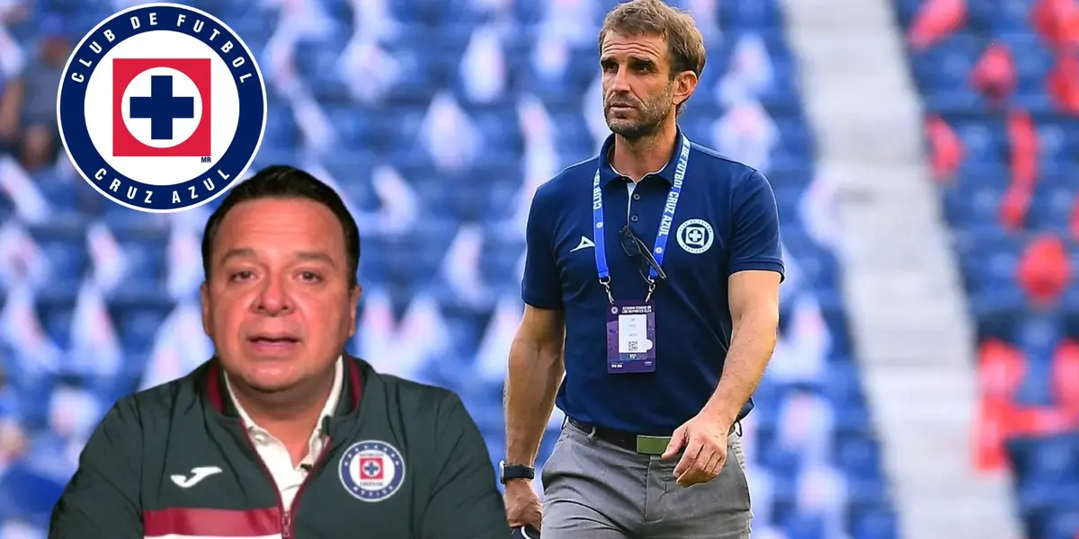 Directivos de Cruz Azul y el escudo/FOTO: Récord