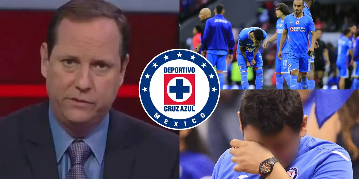 Durante el último juego de Cruz Azul el narrador arremetió contra el equipo.