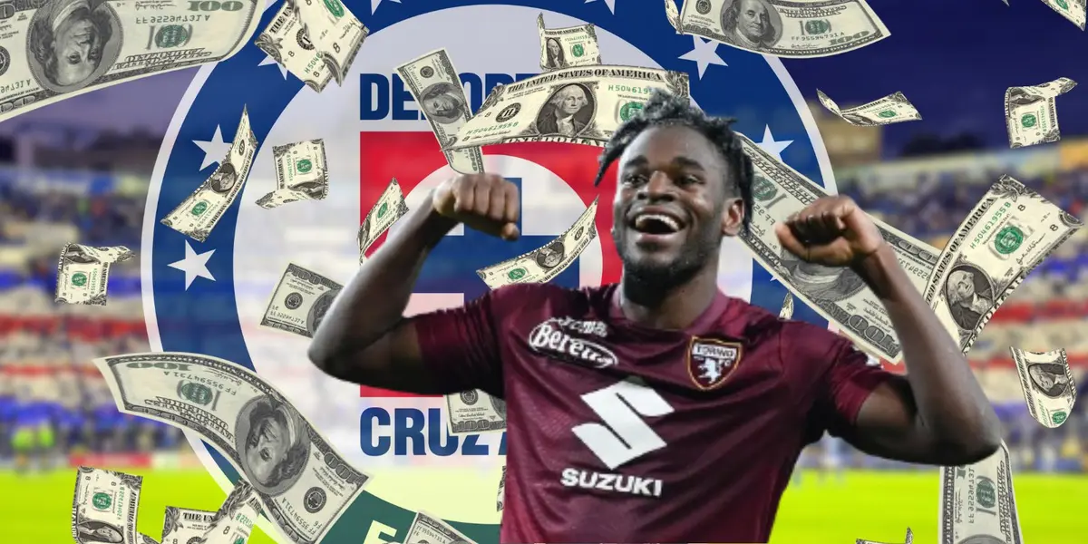 Duván Zapata celebrando un gol con la camiseta del Torino | Foto: AS México-Diario AS