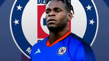 Duván Zapata con la playera de Cruz Azul / Marca