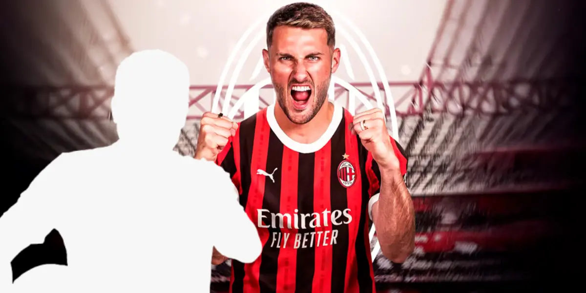 Edit de Santiago Giménez con el AC Milán - Foto: Especial