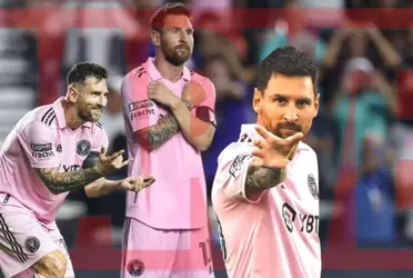 El astro argentino disfruta de nuevo del futbol vacunando a cuando equipo de la Leagues Cup se le ponga enfrente