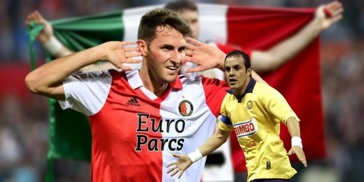 El ‘Cuau’ intentó ningunear al ‘Bebote’, pero el delantero del Feyenoord le dejó un recadito