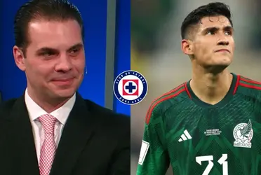 El Deus le dio con todo al Brujo en plena transmisión del juego ante Surinam.