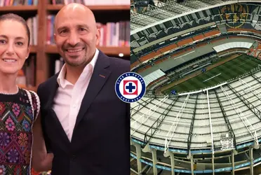El Director Deportivo de La Máquina Celeste habló con la Jefa de Gobierno de la CDMX.