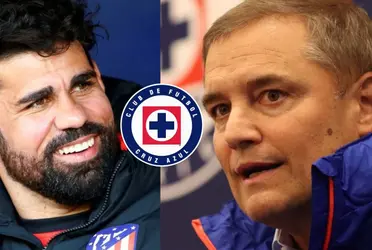 El entrenador el Cruz Azul, Diego Aguirre, topó el tema del nuevo refuerzo para el equipo ¿Llega Diego Costa?